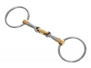 START, Wędzidło zwykłe Double anatomiczne pełne podwójnie łamane 14,5cm