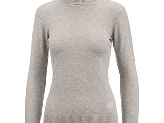 sweter Felix Buhler Janne, r. S , orzechowy, golf, damski, jak nowy