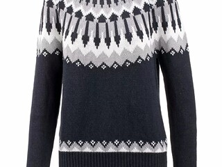 sweter Fengur Tryggur, r. XL , czarny, damski, bdb z wadą