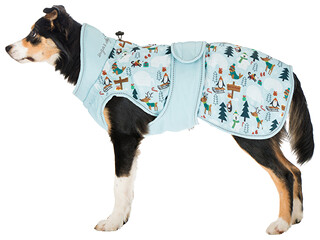 derka Sugar Dog Winter Candy Cane, r. XL (57 cm), 120 g, ocieplana, jak nowa !