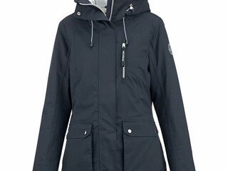 kurtka Felix Buhler Alicia, czarna, r. XS , parka, płaszcz, damski, z kapturem, bdb z wadą (1)