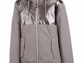 kurtka Steeds Maisie, r. 128 cm ,szara, młodzieżowa, z kapturem, młodzieżowa, bdb z wadą