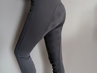 Bryczesy zimowe horze 40 L pełny silikon