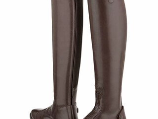 340.39. Brązowe oficerki Steeds Brasilia, roz: 39 Regular, łyd: 35,5cm, wys: 47cm