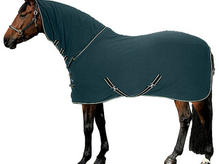 derka Thermo Master Activity, polarowa, z kapturem, r. 155 cm, zielona, jak nowa !