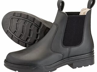 buty Steeds Stable Master Winter, r. 39, czarne, skórzane, zimowe, ocieplane, nowe