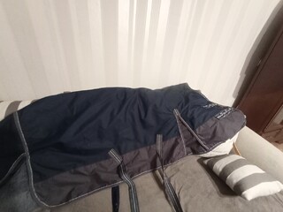 Derka padokowa HKM highneck 600D poliester 200g granatowo-szara