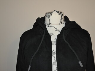 bluza STONEDEEK , r. M , czarna, damska, z kapturem, bdb z wadą