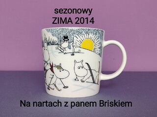 Muminki KUBEK Moomin Arabia Finland - sezon ZIMA 2014 - Na nartach z panem Briskiem