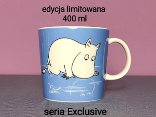 Limitowany kubek Muminki - Exclusive Moomin Arabia - Muminek na lodzie