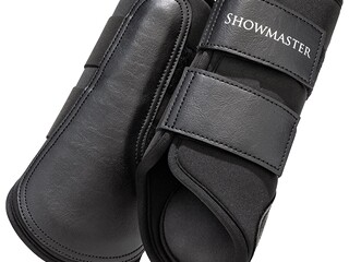 ochraniacze Showmaster Classic, r. full, przody, 2 sztuki, czarne, bdb z wadą