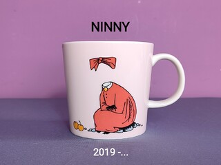 MUMINKI kubek Moomin Arabia Finland - NINNY pudrowa