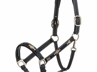 kantar Claridge House Arts, r. cob, skórznay, czarny, jak nowy