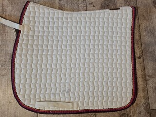 czaprak Eskadron, cotton, śmietankowy, DR, ujeżdżeniowy, bdb