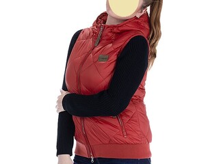 kamizelka Stonedeek Mathilda , r. XL , czerwona, damska, bdb z wadą