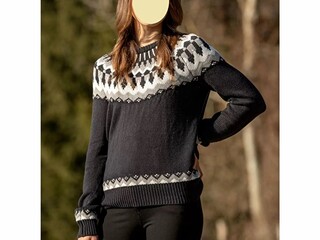 sweter Fengur Tryggur, r. M , czarny, damski, bdb