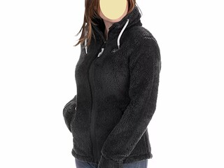 bluza Felix Bühler Ella II, r. L , czarna, damska, futerko, bdb