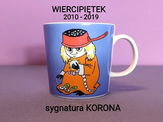 Muminki KUBEK Moomin Arabia Finland - sygnatura KORONA prod. 2010-19