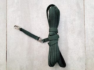 Lonża ciemnozielona z krętlikiem