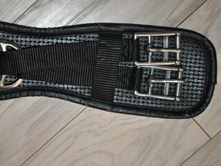 popręg Showmaster, 50 cm, czarny, bez gum, PCV, używany