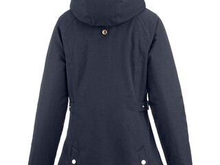 kurtka Felix Buhler Femke , r. M , granatowa, złote zamki, ocieplana, damska, bdb z wadą