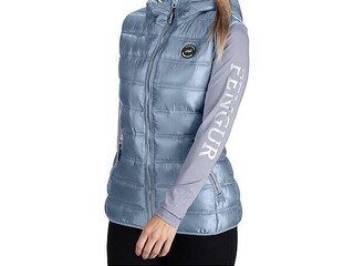 kamizelka Fengur Vilja, r. XL , błękitna, damska, bdb z wadą