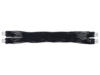 popręg Showmaster , r. 130 cm, sznurkowy, czarny, bdb