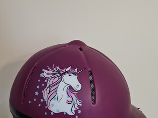 kask Ride-a-Head Start Pretty Horse, r. 53-57 cm, różowy, dziecięcy, bdb