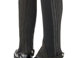czapsy Steeds Mini-Chaps Neo, r. S (39/31), czarne, syntetyczne, jak nowe
