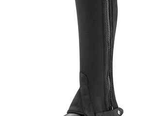 czapsy Steeds Mini-Chaps Neo, r. S (39/31), czarne, syntetyczne, jak nowe (1)