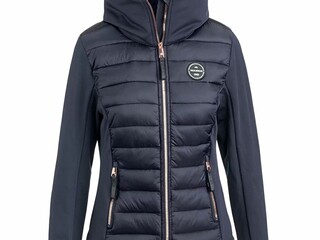 kurtka Felix Buhler Zoe II, r. XS, granatowa, różowe złoto, SOFTSHELL ,  jak nowa z wadą