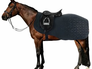 derka Felix Buhler Sparkling II, granatowa, różowe złoto, 135 cm, treningowa, NOWA