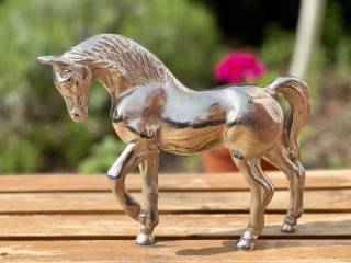 METALOWA FIGURKA KONIA
