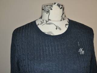 sweter Felix Buhler, r. XL , granatowy, damski, bdb