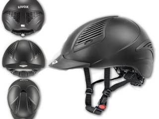 kask UVEX Exxential, r. S-M (55-57 cm), czarny, używana (2)
