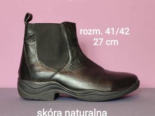 Sztyblety skórzane rozmiar 41 - 27 cm, Kilkenny podobne do CRW wsuwane