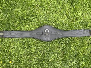 Popręg skórzany comfort Kavalkade 130cm anatomiczny z półfartuchem
