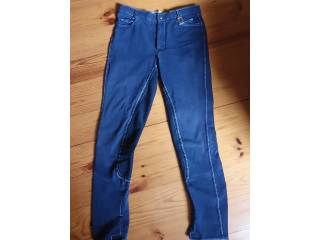 Bryczesy KYRON 38 granat.pełny lej,jak nowe