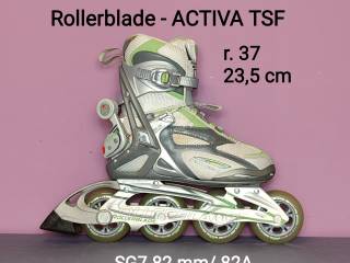 Rolki Rollerblade ACTIVA TSF z bocznym podparciem, 82 mm/82A - r. 37