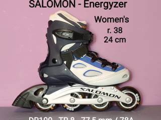 Super rolki SALOMON Energyzer dla kobiet - rozm. 38/24 cm