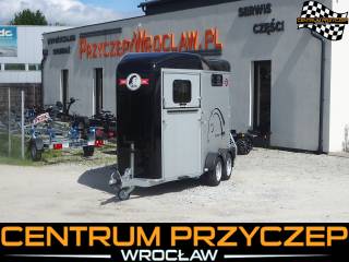PRZYCZEPA DWUKONNA CHEVAL LIBERTE TOURING COUNTRY Z RAMPĄ PRZEDNIĄ