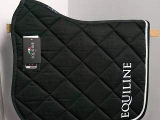 Czaprak ujezdzeniowy Equiline rombo logo Full DL czarny