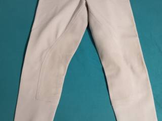 Białe bryczesy konkursowe Golden Dress