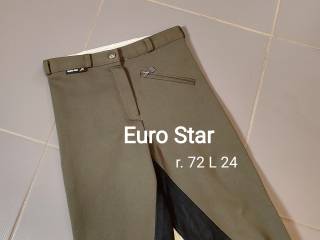 Euro Star - Bryczesy do jazdy konnej - rozmiar 72 L 24 (34) - khaki