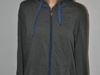 bluza Steeds, r. L, szara, męska, rozpinana, z kapturem, bdb