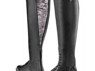 oficerki Felix Buhler Milano Winter, r. 40 ( 47/35) , czarne, skórzane, zimowe, ocieplane, nowe