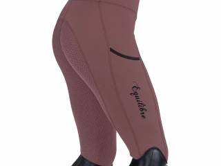 bryczesy Equilibre Isabelle, r. 36, różowe, damskie, jak nowe z wadą