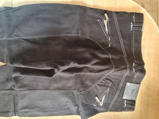 bryczesy Toptex, r. M (40/42), damskie, czarne, pełny lej,NOWE