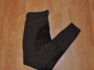 bryczesy Toptex, r. M (40/42), damskie, brązowe, pełny lej, NOWE