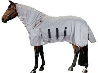 derka Felix Buhler Karoo, srebrna, siatkowa, r. 125 cm, przeciw owadom, z kapturem, bdb